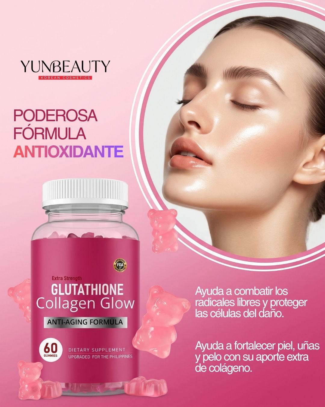 Gominolas Colágeno + Glutatión Antiedad