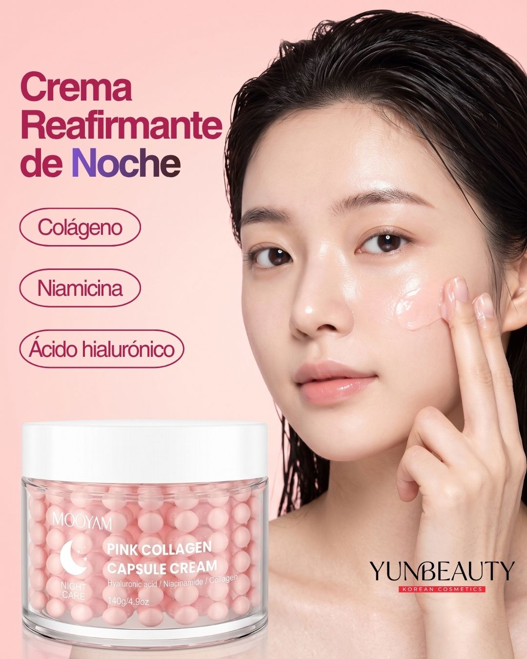 Perlas de Colágeno – Crema Reafirmante de Noche